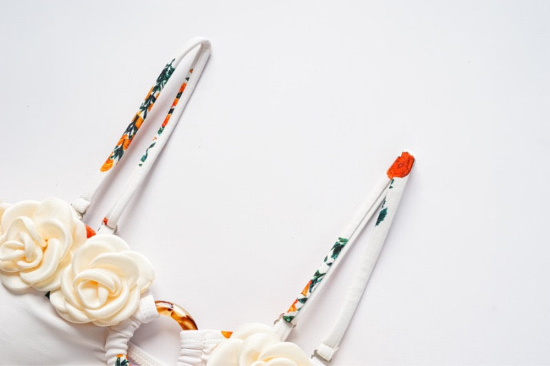 Block Print Monokini with Sarong